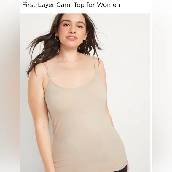 Camisole Tops for Women First-Layer - (3) Adjustable Spaghetti Straps Cami - Picture 2 of 5